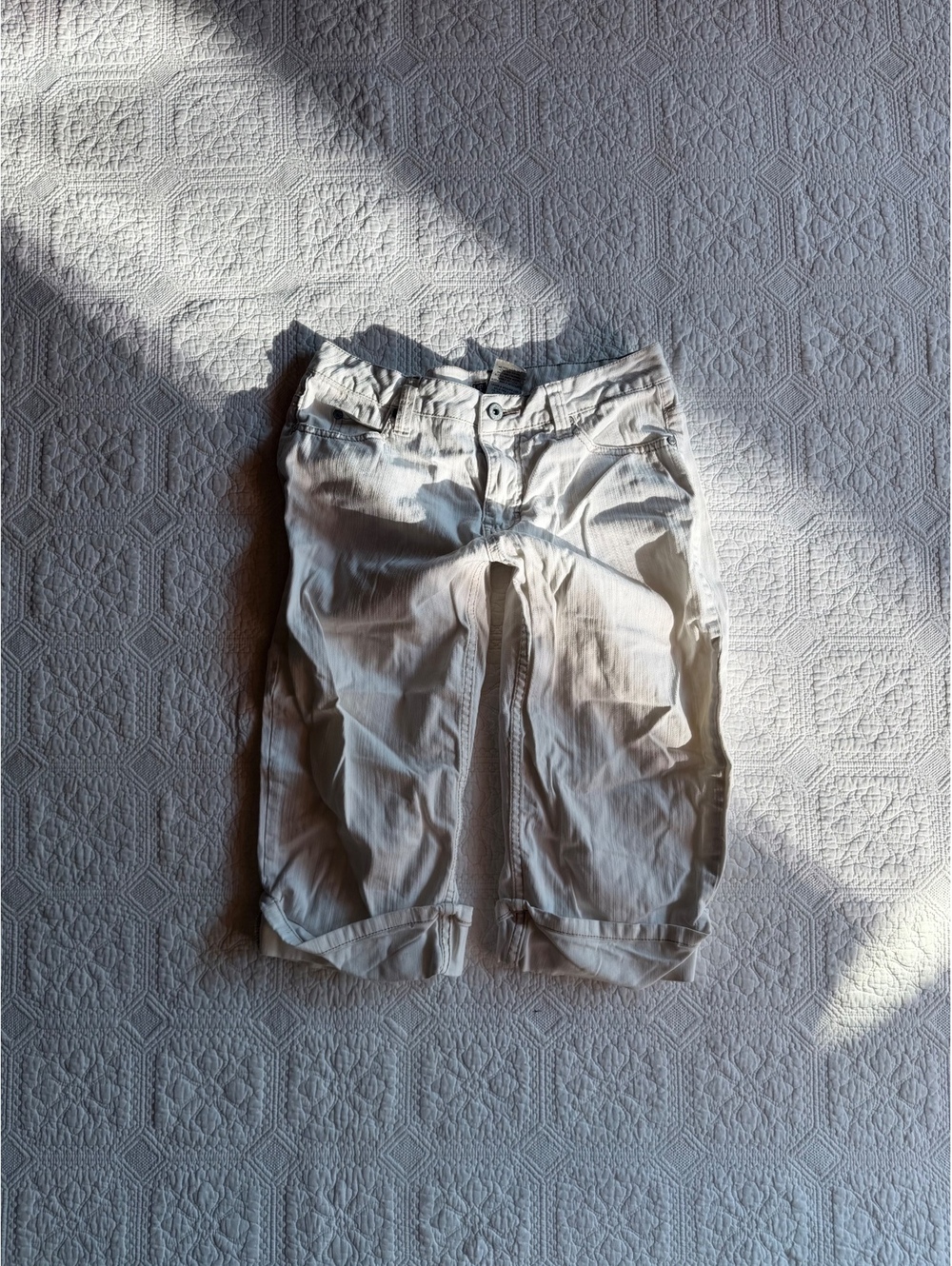 Faded glory vintage women’s low rise capri  Fit Cotton Pants Size 4